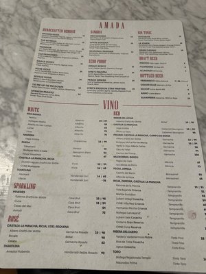 Menu photo 5 Amada Philadelphia, PA