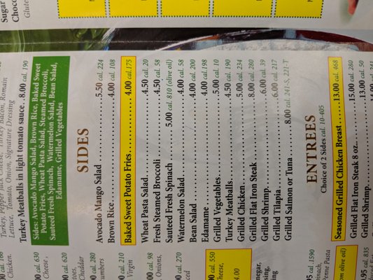 Menu photo 1 Fitness Grill Randolph, NJ