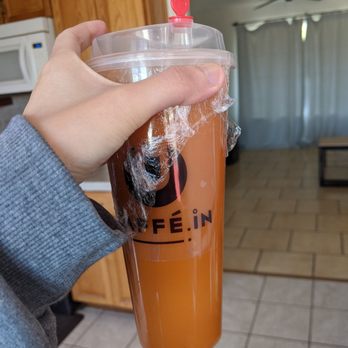CAFFE:iN - what happened to my thai milk tea? - Coffee & Tea Near Me - Union City, California
