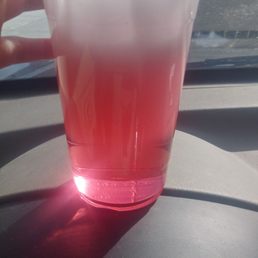 Strawberry refresher, cute little place