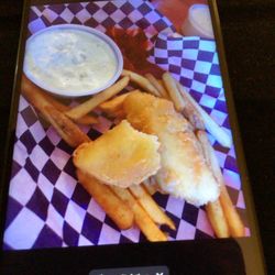 Zebrun's Starliner - Half eaten halibut & chips