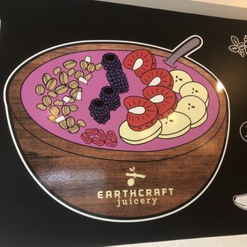 Earthcraft Juicery - Wall art - Acai Bowls Near Me - Houston, Texas