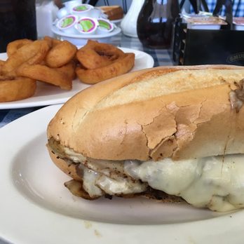 Sara's Kitchen - Philly Cheese Steak with Beer Battered Onion Rings - American Near Me - Santa Clara, California