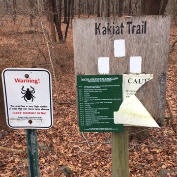 Kakiat County Park - Warning ticks - Dog Parks Near Me - Suffern, New York