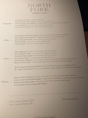 Menu photo 2 North Fork Table & Inn Southold, NY Menu photo 2 North Fork Table & Inn Southold, NY