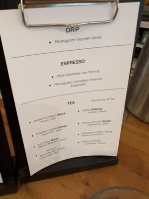 Menu photo 2 Propaganda Coffee Vancouver, BC Menu photo 2 Propaganda Coffee Vancouver, BC