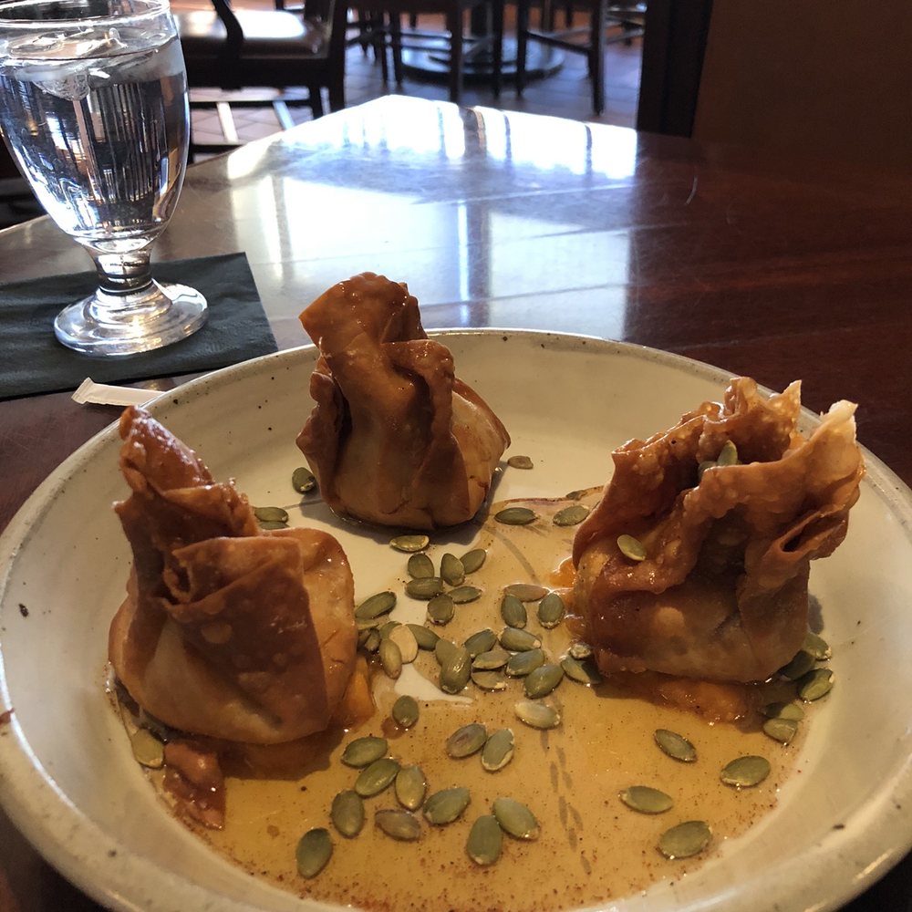 Squash wontons Squash wontons