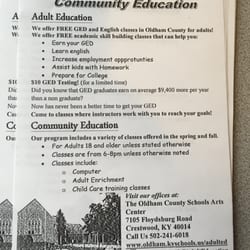 Oldham County Schools Art Center - Adult & community education
