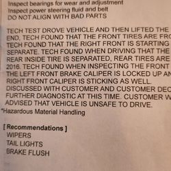 PatRick's Auto & Truck Repair - Brakes NOT locked
