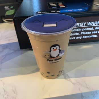Tea Time Boba Tea Lounge - Bubble Milk Tea / Reg size / Coffee Flavor  Cute drink cups! It's the little things, honestly! - Coffee & Tea Near Me - High Point, North Carolina