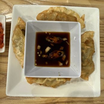 MyeongDong Ja Jang - Dumplings (part of combo) - Korean Near Me - Pleasanton, California MyeongDong Ja Jang - Dumplings (part of combo) - Korean Near Me - Pleasanton, California