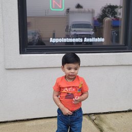 First look after haircut to my lill kiddo...loved it... First look after haircut to my lill kiddo...loved it...