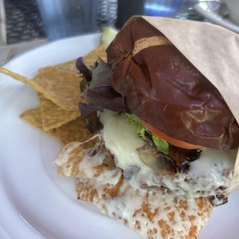 Nectar Cafe - Mushroom Cheeseburger - Vegetarian Near Me - Auburn, California Nectar Cafe - Mushroom Cheeseburger - Vegetarian Near Me - Auburn, California