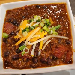 Coor's Silver Bullet Sports Bar - Bowl of bison chili