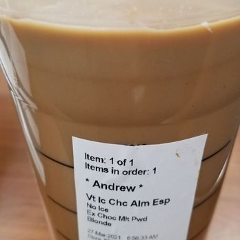 Starbucks - No ice chocolate almond espresso - Coffee & Tea Near Me - Winston-Salem, North Carolina Starbucks - No ice chocolate almond espresso - Coffee & Tea Near Me - Winston-Salem, North Carolina