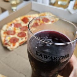 Kawartha Country Wines - Grape juice spritz was so good with the pizza. Alcoholic welches!