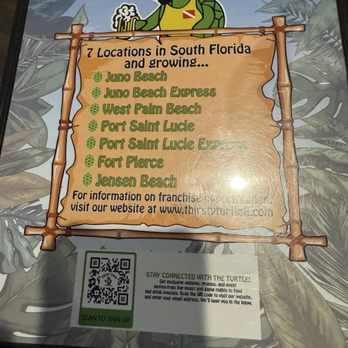 Thirsty Turtle SeaGrill - Locations - Seafood Near Me - Juno Beach, Florida