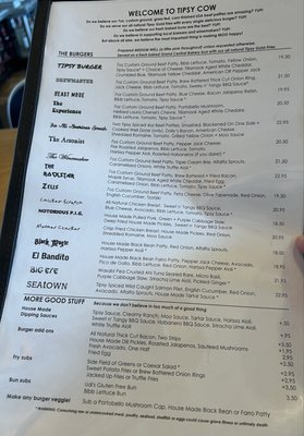 Menu photo 5 Tipsy Cow Burger Bar - Redmond Redmond, WA