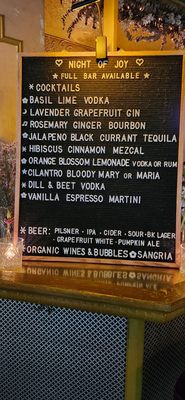 Menu photo 2 Night of Joy Brooklyn, NY Menu photo 2 Night of Joy Brooklyn, NY