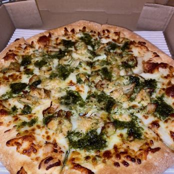 Mega Pizza & catering - Chicken Pesto Pizza - Pizza Near Me - Raleigh, North Carolina Mega Pizza & catering - Chicken Pesto Pizza - Pizza Near Me - Raleigh, North Carolina