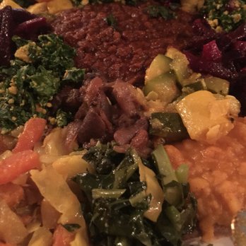 Bunna Cafe - The large feast for 3! 4 of us could barely finish this - Ethiopian Near Me - Brooklyn, New York Bunna Cafe - The large feast for 3! 4 of us could barely finish this - Ethiopian Near Me - Brooklyn, New York