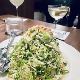 Shaved Brussels Sprout Salad