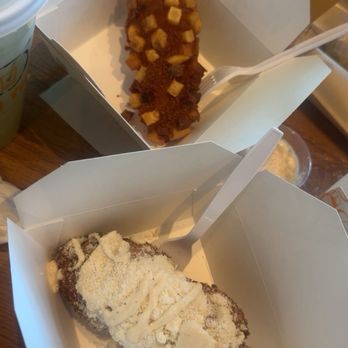 My Tea Corner - Potato and garlic parmesan Korean corn dog - Bubble Tea Near Me - Fresno, California