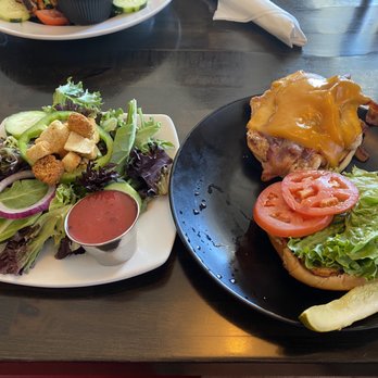 Yo Mama's Grill - Yo Mama Sandwich with side salad instead of fries - New American Near Me - Socorro, New Mexico Yo Mama's Grill - Yo Mama Sandwich with side salad instead of fries - New American Near Me - Socorro, New Mexico