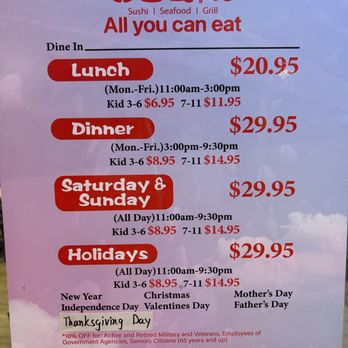 Osuki - Pricing and hours - Japanese Near Me - Melbourne, Florida