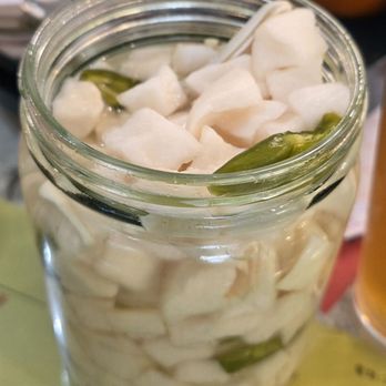 劉森記麵家 - House pickled radish and pepper, great with noodles - Congee Near Me - Hong Kong, HK 劉森記麵家 - House pickled radish and pepper, great with noodles - Congee Near Me - Hong Kong, HK