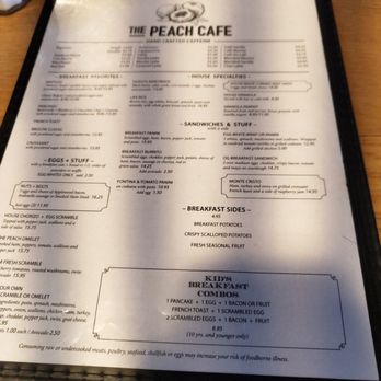 The Peach Cafe - Brunch menu - New American Near Me - Monrovia, California The Peach Cafe - Brunch menu - New American Near Me - Monrovia, California