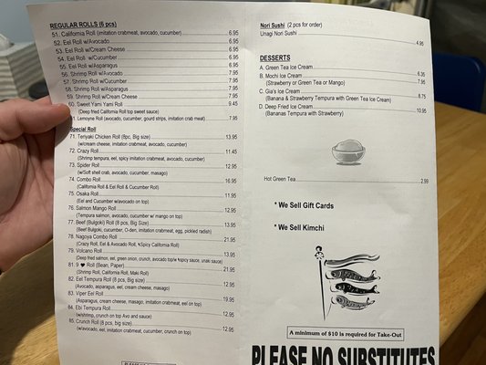 Menu photo 1 Nagoya Lemoyne, PA Menu photo 1 Nagoya Lemoyne, PA