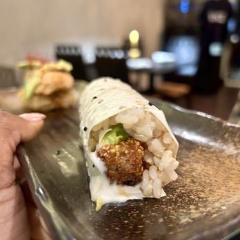 Rice - Baked Crab Hand Roll (vegan) - Japanese Near Me - Los Angeles, California