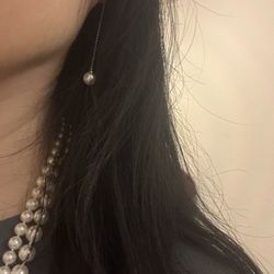 Harrington Brookshaw Jewellers - The most gorgeous Akoya pearl drop earrings, courtesy of owner Andrew Brookshaw!