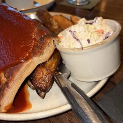 The Grill At Quail Creek - Ribs with coleslaw