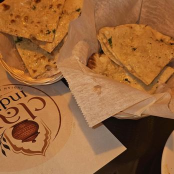 Clay India - Garlic naan and Garlic Cheese Naan* *Clay India has the best selection of naanbread around! - Indian Near Me - Orange Park, Florida Clay India - Garlic naan and Garlic Cheese Naan* *Clay India has the best selection of naanbread around! - Indian Near Me - Orange Park, Florida