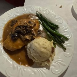 1157 North - Chicken Marsala with Mashed Potatoes and Green beans