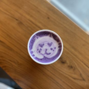 Cafe Boku - Ube latte - Creperies Near Me - Spokane, Washington