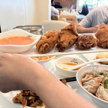 Super Dumpling - Crispy Chicken Wings with a side of spicy dipping sauce!! - Noodles Near Me - Orange, California Super Dumpling - Crispy Chicken Wings with a side of spicy dipping sauce!! - Noodles Near Me - Orange, California