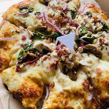 Pieology Pizzeria - Bacon Chicken Alfredo - Pizza Near Me - Chino, California Pieology Pizzeria - Bacon Chicken Alfredo - Pizza Near Me - Chino, California