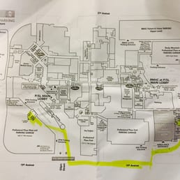 Ignore the directions from the ER. Follow the yellow line from 19th & Gilpin. There is parking on the left as you drive in. Ignore the directions from the ER. Follow the yellow line from 19th & Gilpin. There is parking on the left as you drive in.
