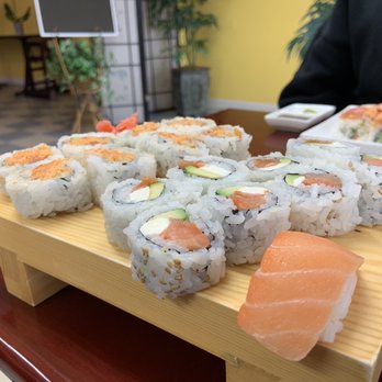 Sushi Red - Philly Roll and Spicy Salmon roll - Sushi Bars Near Me - Plainville, Connecticut