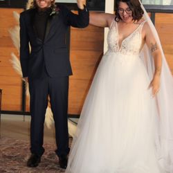 Fiancee Bridal Boutique - THE Dress and all it's Perfectness on Our Best Day Ever I've never felt more beautiful!