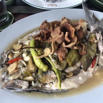 Balay Dako - Paksiw na Bangus with crispy pork neck flakes - Filipino Near Me - Tagaytay, CAV Balay Dako - Paksiw na Bangus with crispy pork neck flakes - Filipino Near Me - Tagaytay, CAV
