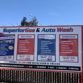 Superior Gas & Auto Wash - Prices 8/2/20 - Car Wash Near Me - San Leandro, California Superior Gas & Auto Wash - Prices 8/2/20 - Car Wash Near Me - San Leandro, California