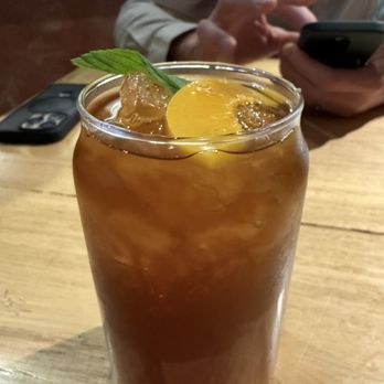 Budaixi - Peach Black Iced Tea - Taiwanese Near Me - Puerto Vallarta, JAL