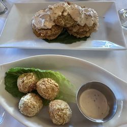 Old Edgefield Grille - Fried Green Tomatoes and Deep Fried Pimento Cheese