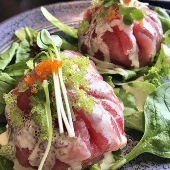 Kanpachi Sushi - Tuna dumpling appetizer - Japanese Near Me - Edison, New Jersey Kanpachi Sushi - Tuna dumpling appetizer - Japanese Near Me - Edison, New Jersey