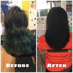 Emily's Ghetto Salon - Had to have an all natural hair color for work