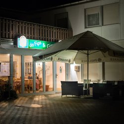 da Fips & Giova - Außenterrasse mit Eingang und Blick in den Raucherbereich